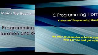 C Programming Homework Help,C Programming Assignment,Tutorial