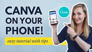 Canva Tutorial | How to use Canva App on mobile to create Instagram Graphics (BEGINNER FRIENDLY!)