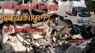 cara setel tenaga isuzu nkr 71 stel bospomp