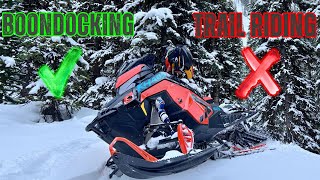 Snowmobiling OFF TRAIL ONLY Polaris Khaos 850