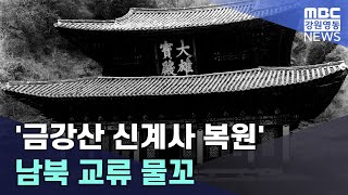 '금강산 신계사 복원' 남북 교류 물꼬 20230830