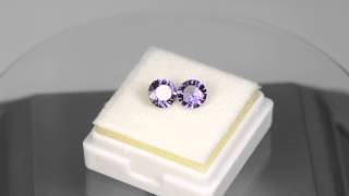 1.22ct Amethyst Pair