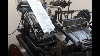 [Loud] Kluge Letter Press In Action at Kenny's Kustom Kards - Haltom City, TX