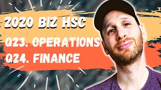 2020 HSC Business Studies: Short answers (Part Two) -- Operations and Finance