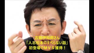 古舘伊知郎さん  すべらない話  初登場でＭＶＳ獲得！