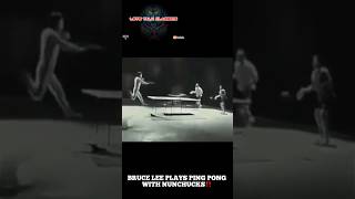 BRUCE LEE PLAYS PING PONG WITH NUNCHUCKS‼️NOKIA AD🔥#shorts #brucelee #nokia