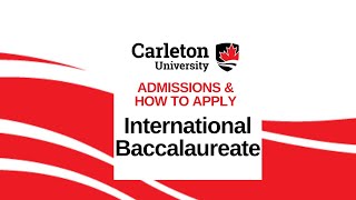 Admissions & How to Apply - International Baccalaureate