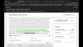 Using SafeAssign to check yourself for plagiarism Blackboard Ultra