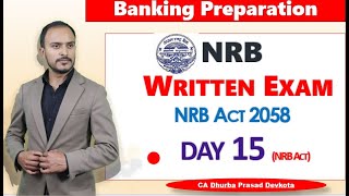 NRB Act 2058- Written Exam Practice Day 15/35  #NRB #assistantdirector