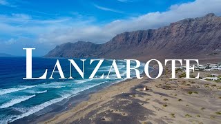 Lanzarote 4K, Canary Islands, Drone footage \u0026 Relaxing Music, Calming Video, Meditation