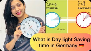 How DayLight Savings time works in Germany 🇩🇪| clock forward and backwards | Europegappa | Marathi