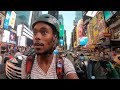 Boosted Board Ride Through Times Square NYC