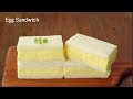 [SUB] How to make a Soft Egg Sandwich :: Lunchbox :: Easy Recipe