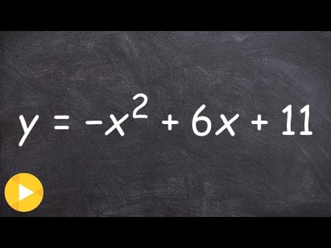 How do you convert from standard form to vertex form of a quadratic How do you convert from standard form to vertex form of a quadratic