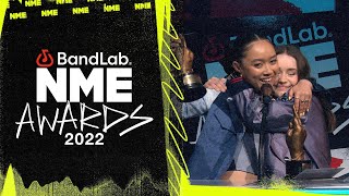 Griff and Sigrid win Best Collaboration for 'Head on Fire' at the BandLab NME Awards 2022