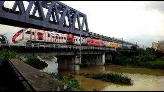 110次台鐵130週年彩繪TEMU2000型普悠瑪號通過橋頭典寶溪橋 20170618