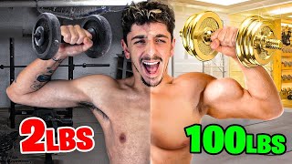 Who Can Gain the Most MUSCLE in 24 Hours!