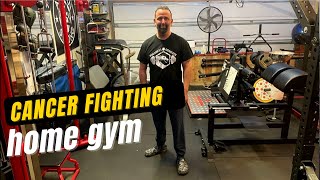 Cancer Fighting Home Gym Tour | Garage Gym Life Media