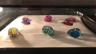 Shrinky Dink Yarn Skein Stitch Markers