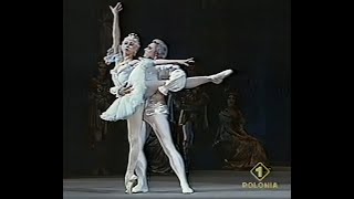 VINTAGE ballet with beautiful limber BALLERINAS showing their athletic, FLEXIBLE legs in tights