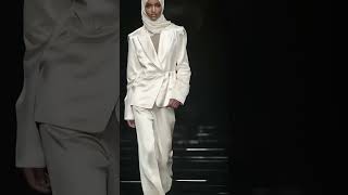 Elegant White Satin Suit Showcase #style #luxury #contemporarylooks