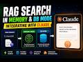 RAG Search in Python In-Memory and Database