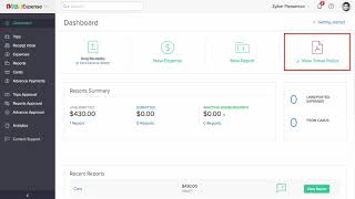 Expense Policies | Zoho Expense
