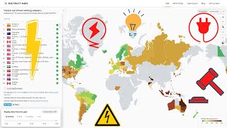 Prąd elektryczny - Electricity Maps + Polskie Sieci Elektroenergetyczne + Rynek Dnia Bieżącego