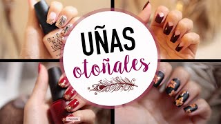 ✿ 4 Diseños de UÑAS OTOÑALES ✿ | Valeria Basurco