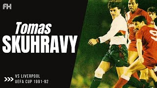 Tomas Skuhravy ● Skills ● Genoa 2-0 Liverpool ● UEFA Cup 1991-92