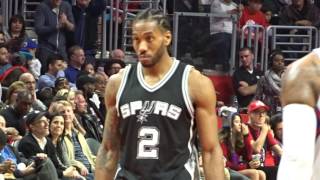 【NBA 2016.12.22 SASvsLAC】カワイ・レナードのフリースロー/Kawhi Leonard Free Throw@Staples Center