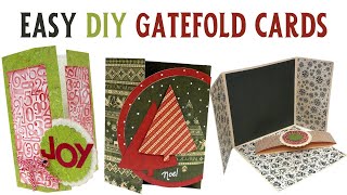 Easy DIY Gatefold Card Tutorials For Cards And Invitations