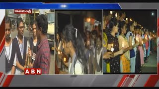 Candle Rally For Disha justice Across Two Telugu States |  ABN Telugu