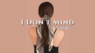 Usher - I Don't Mind (Lyrics)