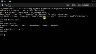 Qpython tutorial -14 More On Dictionaries