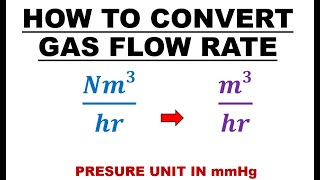 How to Convert Nm3/hr to m3/hr | m3/hr to Nm3/hr | Normal meter cube per hour | meter cube per hour