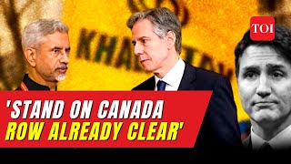 India Canada Row: EAM S Jaishankar to meet US Secretary Antony Blinken amid India-Canada Tensions