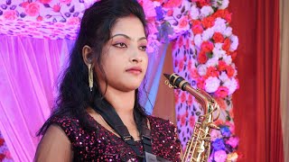 mere khwabon mein Saxophone instrumental by Chumki saxophonist 7602063618