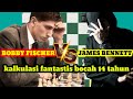 KALKULASI BOCAH 14 TAHUN [BOBBY FISCHER vs JAMES BENNETT] 1957 #chess #grandmastercatur