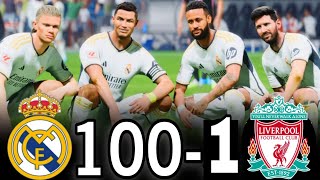 FC 24 -MESSI RONALDO NEYMAR \u0026 MBAPPE | ALL STARS |  AL NASSR 100-0 MANCHESTER UNITED