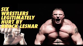 6 wrestlers legitimately hurt by Brock Lesnar