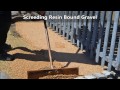 premium sureset resin bound paving installation