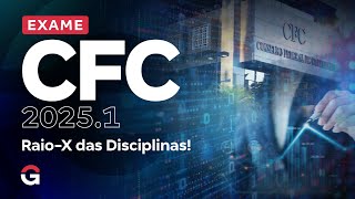 Exame CFC 2025.1: Raio-X das Disciplinas!