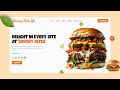 Responsive Website Design Using HTML And CSS | Restaurant Website Design