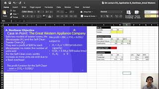 Lecture 05 15 Nonlinear Programming Excel Solver