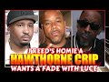 hawthorne crip challenges wack 100 to a fade over j reed incident with luce cannon