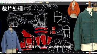 服装打版纸样CAD课程- 6缝边处理剪口缩水 倒置两穿巴黎世家牛仔外套制版纸样