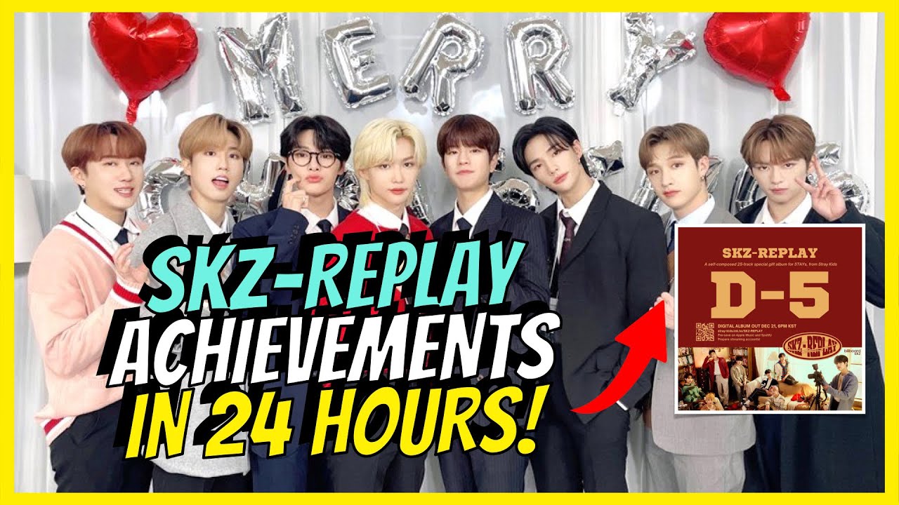 Stray Kids SKZ REPLAY Achievements In 24 Hours - YouTube