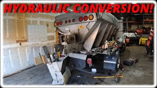 Converting An Electric Salt Spreader To Fully Hydraulic!