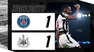 PSG 1 Newcastle United 1 | UEFA Champions League Highlights